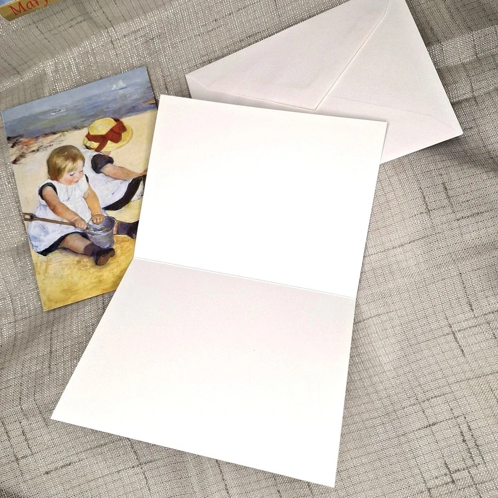 Mary Cassatt Julia Bell 10 Notecards Set Children on Beach, Mother Combing Hair